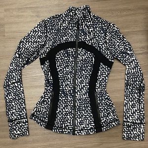Lululemon Define Jacket - White / Black